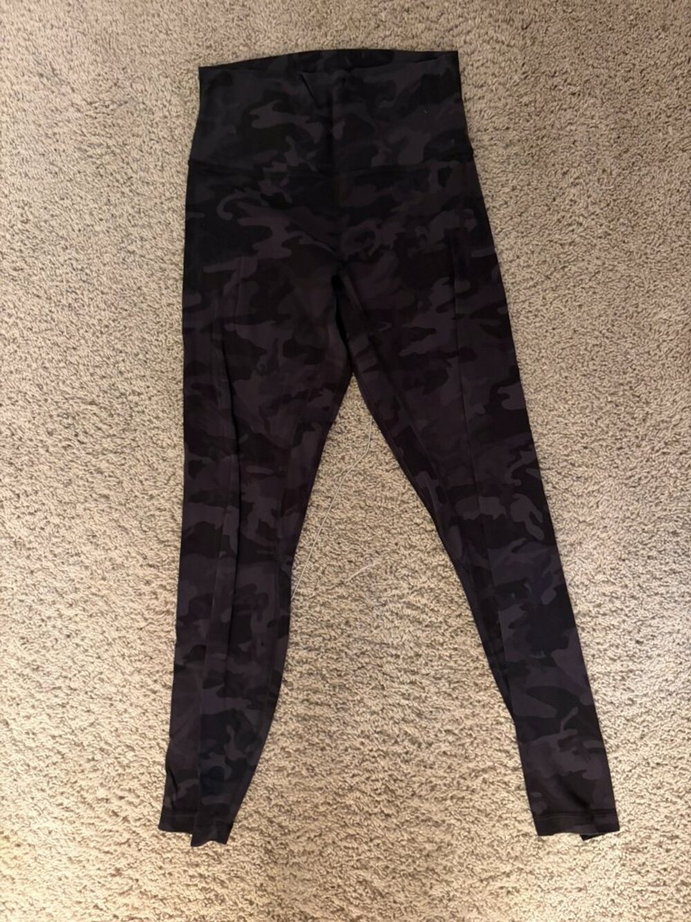 Lululemon Align Pant Incognito Camo Multi Grey Size 6 Nulu 28 High Rise Yoga